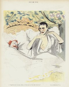 Nuit de noces. Illustration pour Le Rire - Rene George Hermann Paul