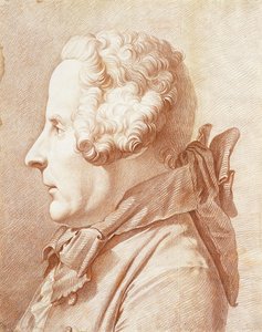 Portrait de Monsieur Hertault de Lienay, de profil, tourné vers la gauche