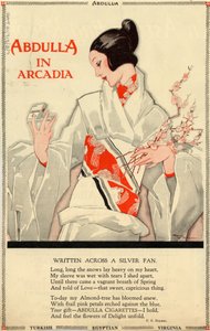 Cigarettes Abdulla, années 1920 - Rene Vincent