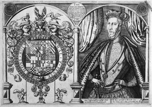 Thomas Howard, 4e duc de Norfolk et ses armoiries, 1616