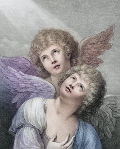 Deux chérubins. Deux anges