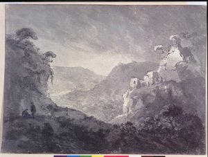 Vue dans une Vallée Sinueuse