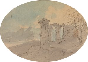 Vue de la ruine du château