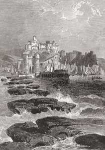 Pozzuoli, Naples, Italie du Sud à la fin du 19ème siècle. De 