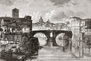Le Pons Fabricius, ou Ponte dei Quattro Capi, et l