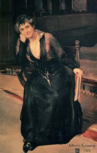 Portrait of Ms. María Guerrero