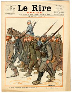 Couverture de « Le Rire Rouge », satirique en couleurs
