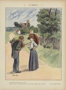 Le vagabond. Illustration pour Le Rire