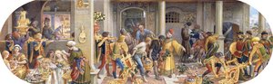 Une Fête Florentine : Préparations dans la Cuisine et la Cantine