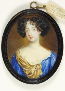 Frances Teresa Stuart, duchesse de Lennox et Richmond (aquarelle sur vélin)