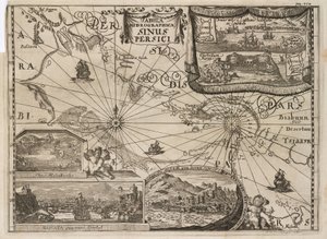 Carte hydrographique du golfe Persique