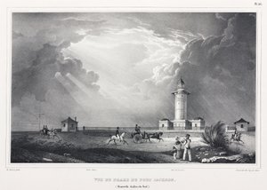 Phare à Port Jackson, Nouvelle-Galles du Sud, Australie