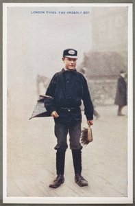 Types londoniens : Le garçon ordonné, vers 1914 - John Pardon