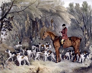 W. Head, chasseur des Donnington Hounds, gravé par J.W. Giles, 1837 - Richard Barrett (after) Davis