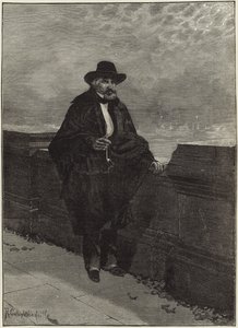 Une nuit de clair de lune à Chelsea (gravure) - Richard Caton II (after) Woodville