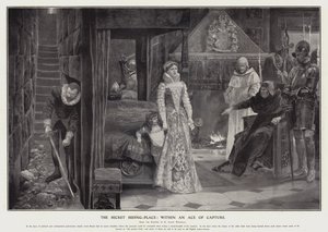 La cachette secrète : à un cheveu de la capture (litho)