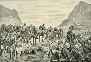 Attaque dans la Vallée de Kuram, 1901 - Richard Caton II Woodville