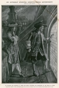 Pierre le Grand observant la procédure de la Chambre des Lords