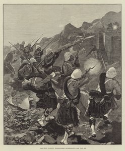 Les 92nd (Gordon) Highlanders en escarmouche