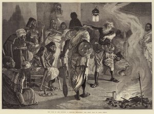 La guerre au Soudan, un derviche prêchant la guerre sainte aux chefs arabes