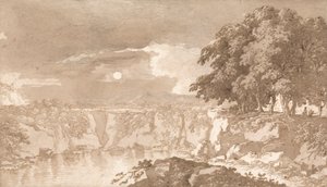 Paysage de lac italien