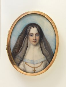 Boîte avec miniature de portrait d