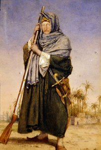 Portrait de Sir Thomas Phillips en tenue arabe