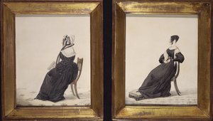 Deux portraits de veuves, 1837