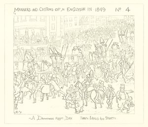 1849, Une journée de salon, rue St James