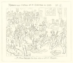1849, Quelques amis pour le thé et un peu de musique