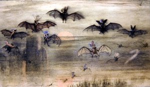 Vol nocturne de chauves-souris et elfes