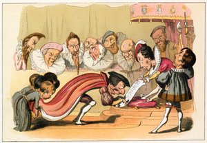 Le roi Édouard VI accorde une charte - Richard Doyle