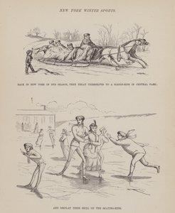 Page du Tour américain de Messieurs Brown, Jones et Robinson (gravure)