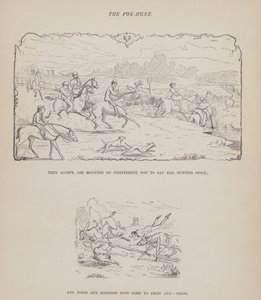 Page du Tour américain de Messieurs Brown, Jones et Robinson (gravure)