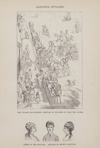 Page du Tour américain de Messieurs Brown, Jones et Robinson (gravure)