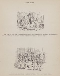 Page de La tournée américaine de Messieurs Brown, Jones et Robinson (gravure)