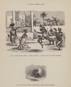 Page du Tour américain de Messieurs Brown, Jones et Robinson (gravure)