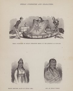 Page du Tour Américain de Messieurs Brown, Jones et Robinson (gravure)