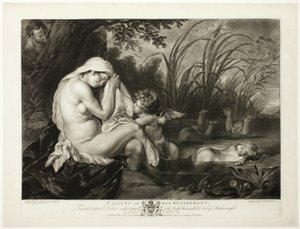 Calisto dans sa retraite - Richard Earlom