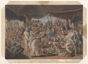 Le combat de coqs du colonel Mordaunt à Lucknow - Richard Earlom