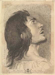 Tête de profil du fils prodigue, 1766 - Richard Earlom