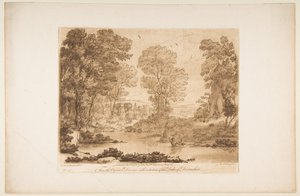 Paysage avec Cupidon et Psyché, 1776 - Richard Earlom