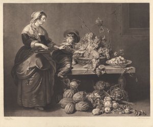 Le fils de Rubens et sa nourrice