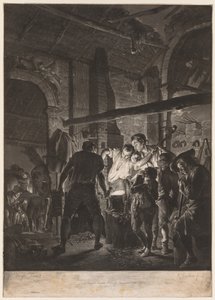 Le forgeron, 1771 - Richard Earlom
