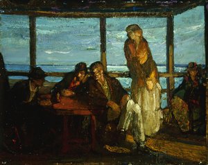 Un Porche, Provincetown, c.1930-35 - Richard Emil Miller