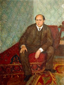 Autriche, Vienne, portrait du compositeur autrichien Arnold Schonberg (1874-1951)