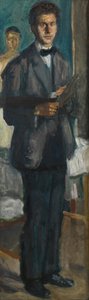 Autoportrait avec une palette