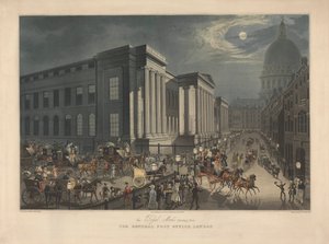 Coaching : Les courriers royaux partant du General Post Office, Londres