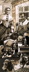 Un garçon du 17e siècle s