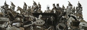 La foule a lancé des huées lorsque le roi Édouard a traversé Paris en voiture d